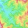 Mappa topografica Les Bourbas, altitudine, rilievo