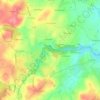 Mappa topografica La Perche, altitudine, rilievo