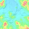 Mappa topografica Dupax del Norte, altitudine, rilievo
