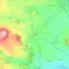 Mappa topografica Coubladour, altitudine, rilievo