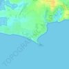 Mappa topografica Kervoyal, altitudine, rilievo