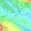 Mappa topografica Poggetello, altitudine, rilievo