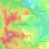 Mappa topografica Nallathanniya, altitudine, rilievo