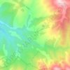 Mappa topografica Elçi, altitudine, rilievo