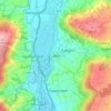Mappa topografica Lahm, altitudine, rilievo