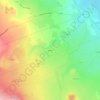 Mappa topografica Augeac, altitudine, rilievo