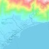 Mappa topografica Capilihan, altitudine, rilievo