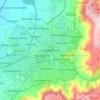 Mappa topografica Cheltenham, altitudine, rilievo