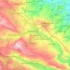 Mappa topografica Penistone, altitudine, rilievo