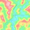 Mappa topografica Bheemanady, altitudine, rilievo