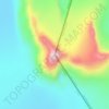 Mappa topografica Point frontalier non-marqué 97, altitudine, rilievo