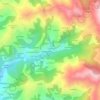 Mappa topografica Les Cabañes, altitudine, rilievo