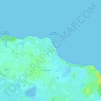 Mappa topografica Le Grand Vieil, altitudine, rilievo