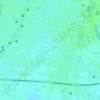 Mappa topografica Susuwahi, altitudine, rilievo