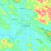Mappa topografica Pathanapuram, altitudine, rilievo