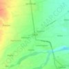 Mappa topografica Aurora, altitudine, rilievo