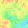 Mappa topografica Schnarup, altitudine, rilievo