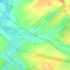Mappa topografica Sauges, altitudine, rilievo