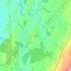 Mappa topografica Bioley-Orjulaz, altitudine, rilievo