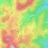 Mappa topografica Les Christés, altitudine, rilievo
