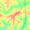 Mappa topografica Charles, altitudine, rilievo