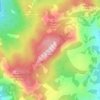 Mappa topografica Monte Capra, altitudine, rilievo