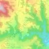 Mappa topografica Deyras, altitudine, rilievo