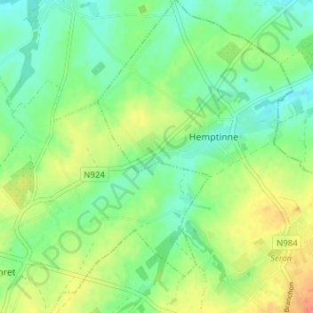 Mappa topografica Waya, altitudine, rilievo