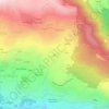 Mappa topografica Del, altitudine, rilievo