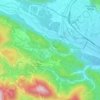 Mappa topografica Chiàulis, altitudine, rilievo