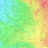 Mappa topografica Hameau de Serres, altitudine, rilievo