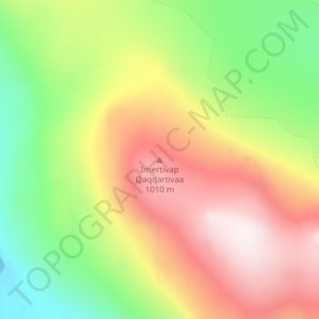 Mappa topografica Sofias Fjeld, altitudine, rilievo