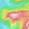 Mappa topografica Pointe d'Autigny, altitudine, rilievo