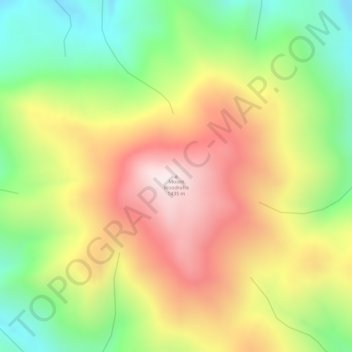 Mappa topografica Mount Woodroffe, altitudine, rilievo