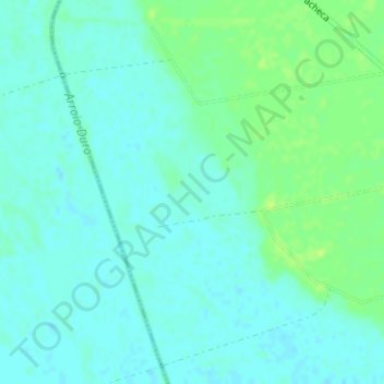 Mappa topografica Formosa, altitudine, rilievo