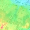 Mappa topografica La Motte, altitudine, rilievo