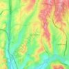 Mappa topografica Ladera Ranch, altitudine, rilievo