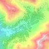 Mappa topografica Plansena, altitudine, rilievo
