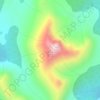 Mappa topografica Mount Dalton, altitudine, rilievo
