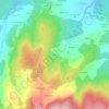 Mappa topografica Segufe, altitudine, rilievo