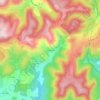 Mappa topografica La Dalmerie, altitudine, rilievo