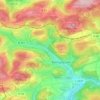 Mappa topografica Wiesengrund, altitudine, rilievo