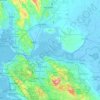 Mappa topografica Dutton Island, altitudine, rilievo