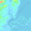 Mappa topografica Guibongan, altitudine, rilievo