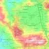 Mappa topografica Wayside, altitudine, rilievo