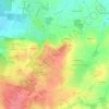 Mappa topografica Lourme, altitudine, rilievo