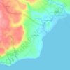 Mappa topografica Gabayan, altitudine, rilievo