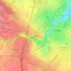 Mappa topografica Mont Myrrha, altitudine, rilievo
