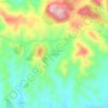 Mappa topografica Yamanlar, altitudine, rilievo
