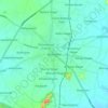 Mappa topografica Namakkal, altitudine, rilievo